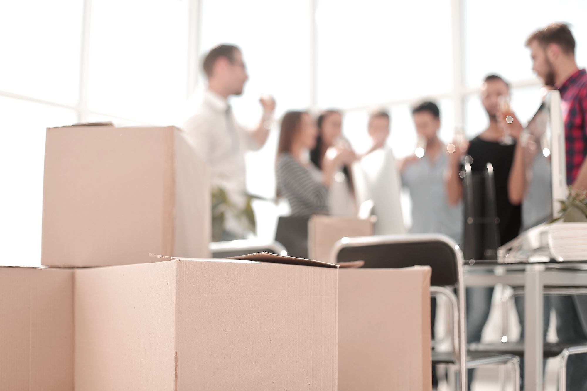 Corporate moving boxes